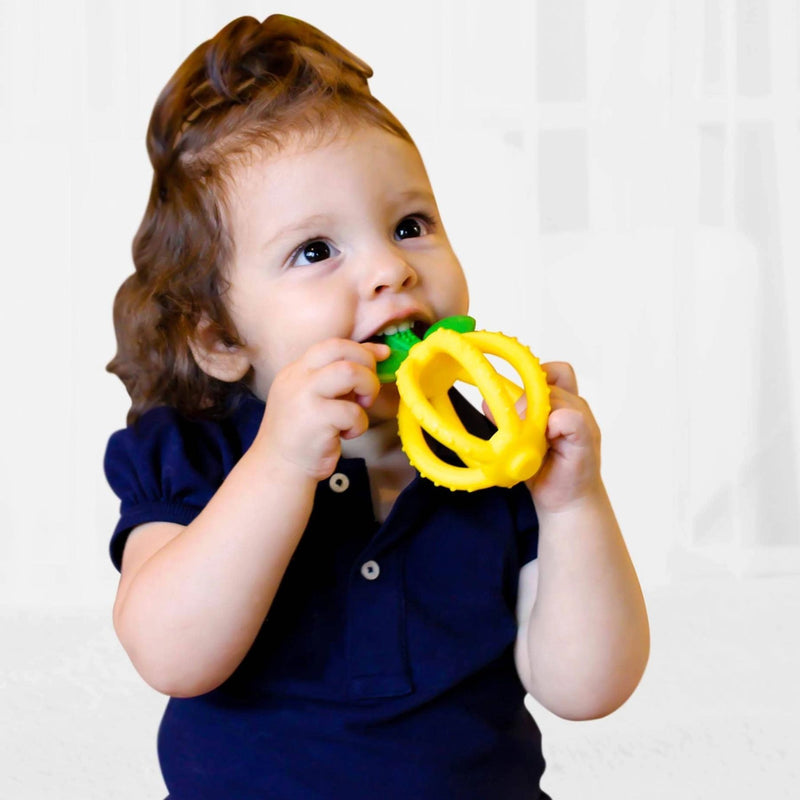 Bitzy Biter Teething Ball + Training Toothbrush