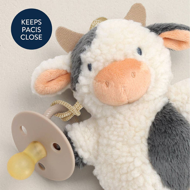 Bitzy Pal Natural Rubber Pacifier + Plush