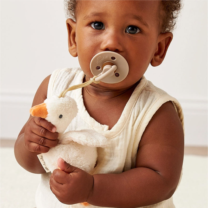 Bitzy Pal Natural Rubber Pacifier + Plush