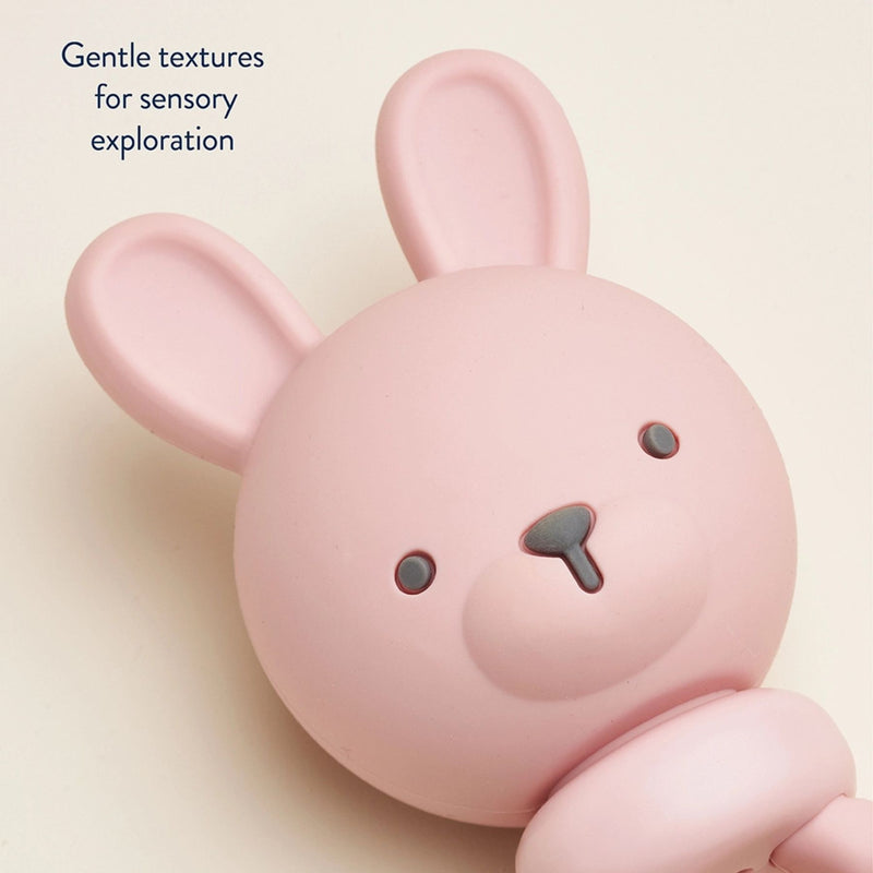 Shake + Smile Silicone Rattle Teether