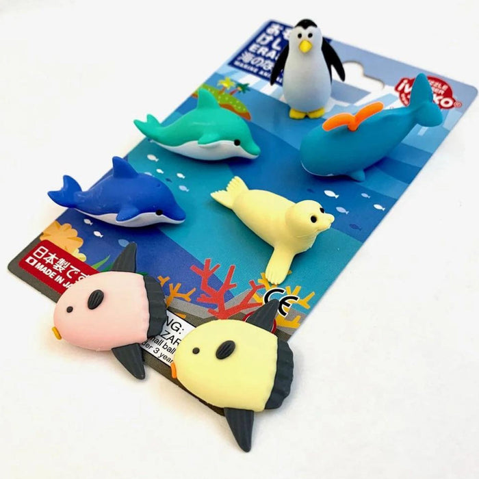 Puzzle Erasers,  Sea World Set