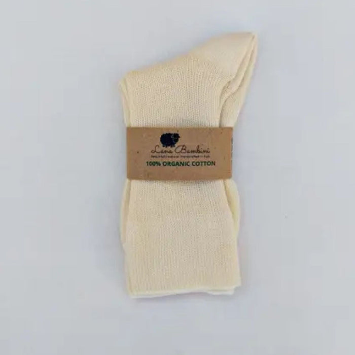 Aria Undyed Organic Cotton Socks