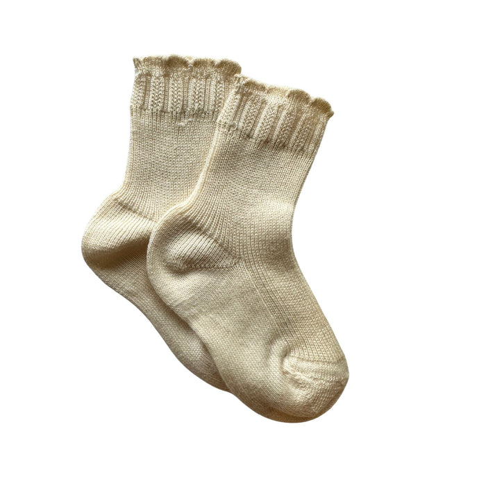 Elda Undyed Organic Cotton Socks