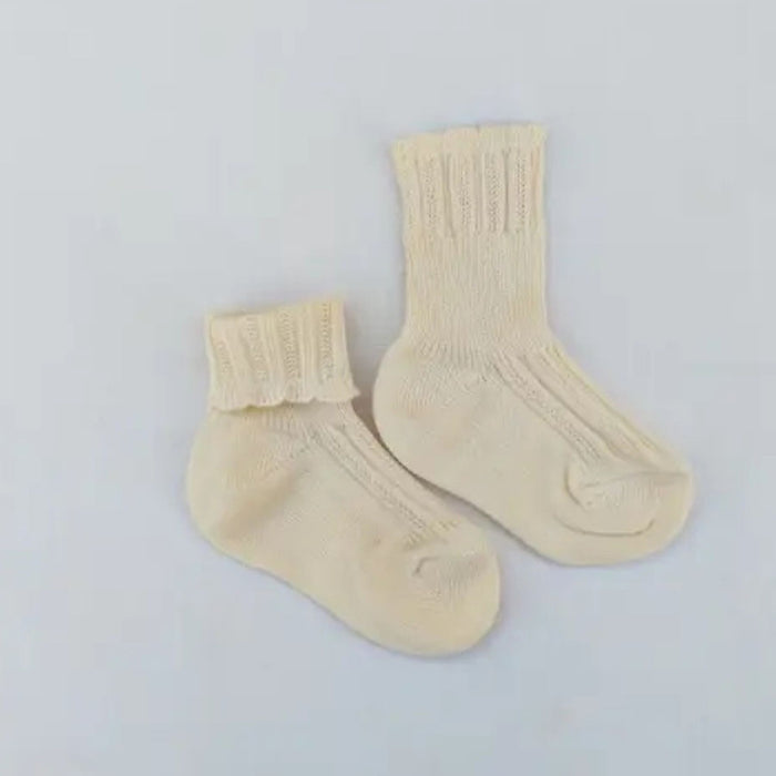 Lucia Undyed Organic Cotton Socks