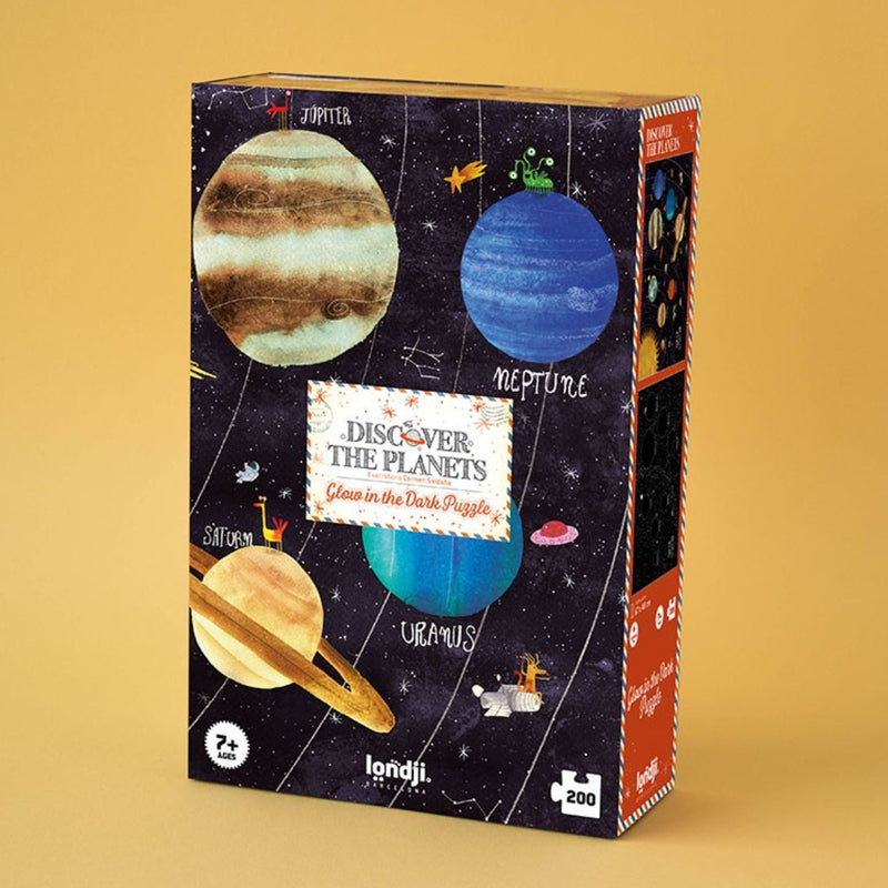 Glow in the Dark Puzzle - Planets