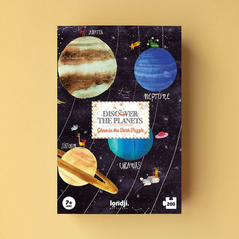 Glow in the Dark Puzzle - Planets