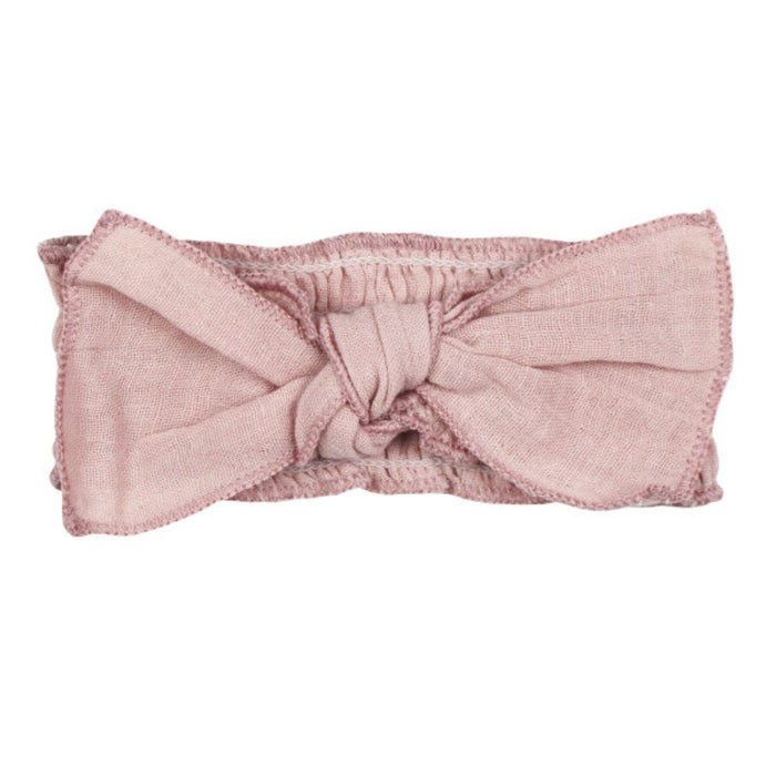 Organic Muslin Smocked Headband