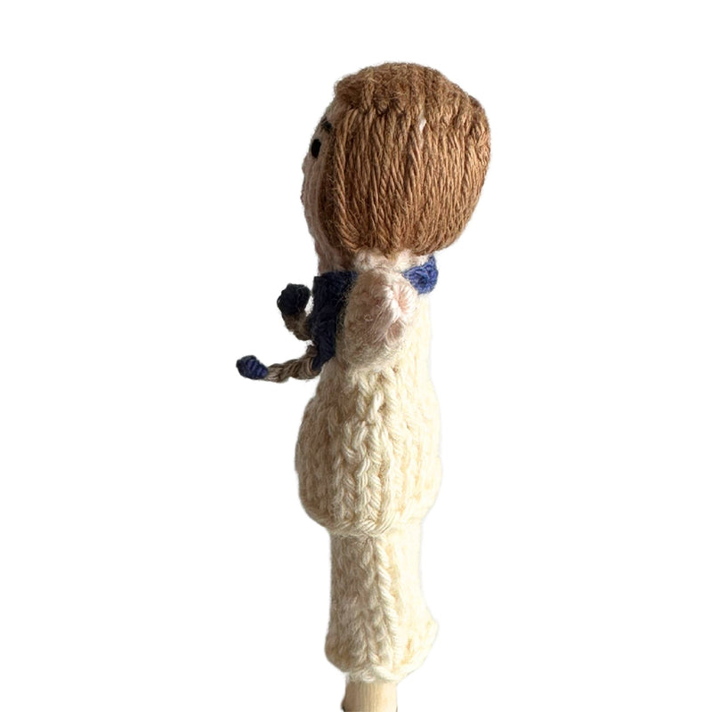 Organic Cotton Finger Puppet - Doctor