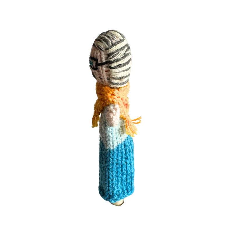 Organic Cotton Finger Puppet - Grandfather