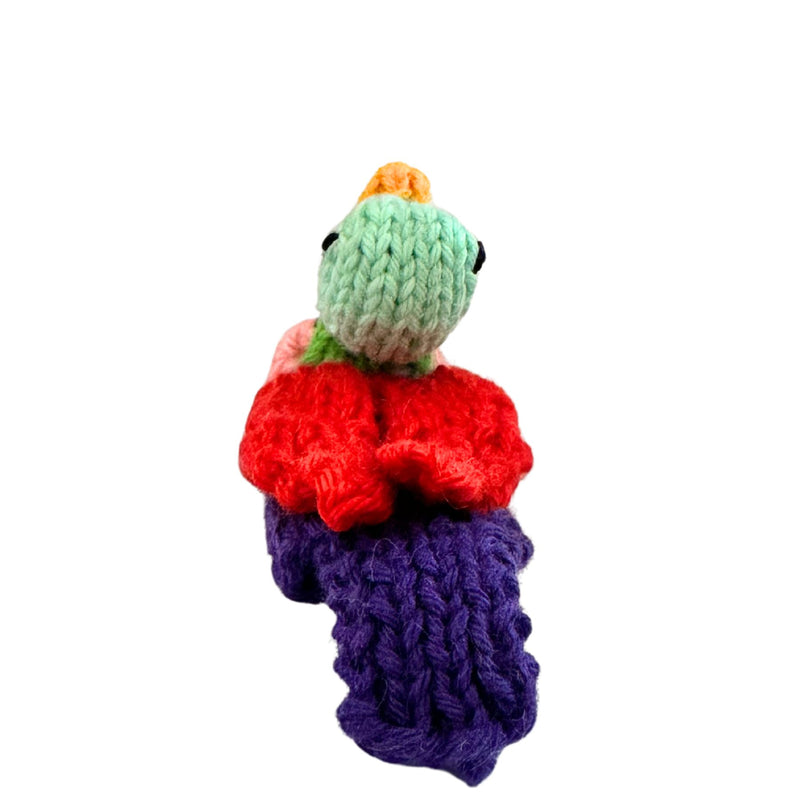 Organic Cotton Finger Puppet - Tropical Bird