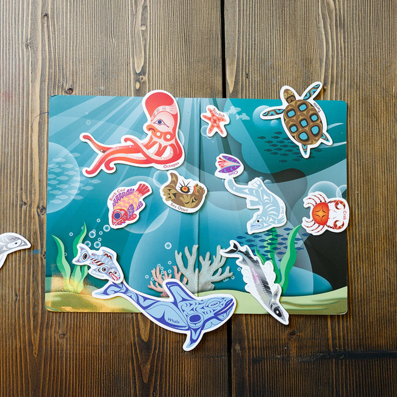 Magnetic Animals with Play Scene