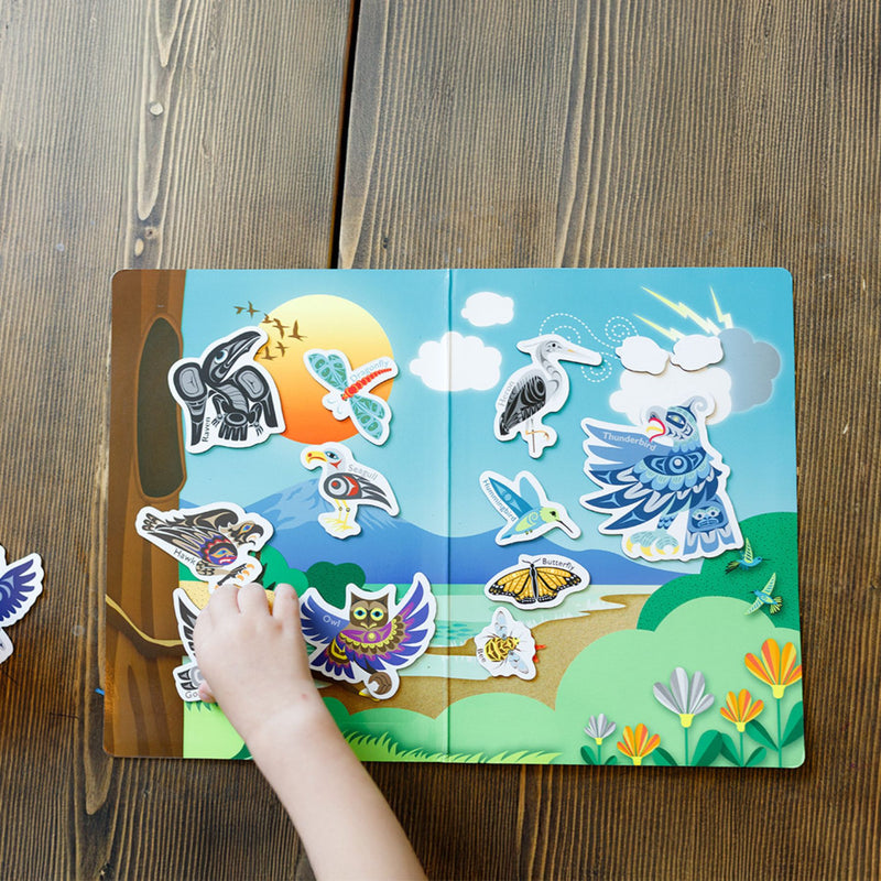 Magnetic Animals with Play Scene
