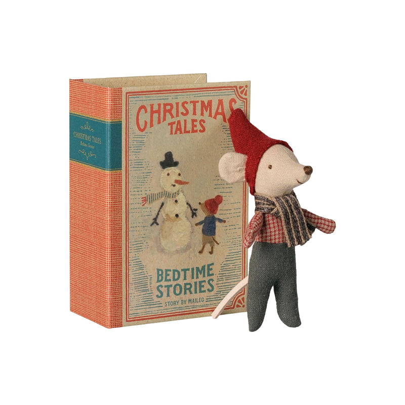 Christmas Mouse, Baby in Book