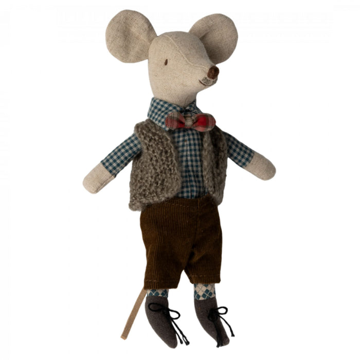 Vest, Pants + Bow Tie for Grandpa Mouse