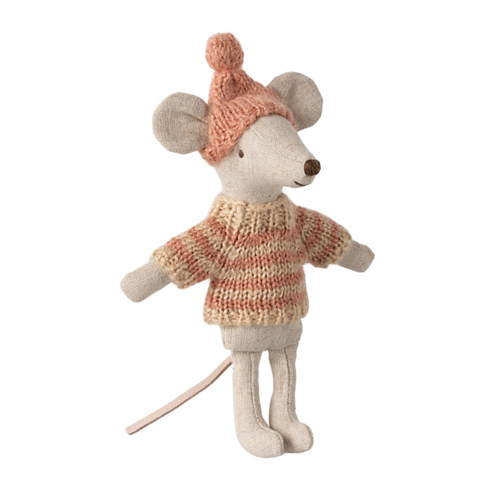 Knitted Sweater and Hat, Mouse