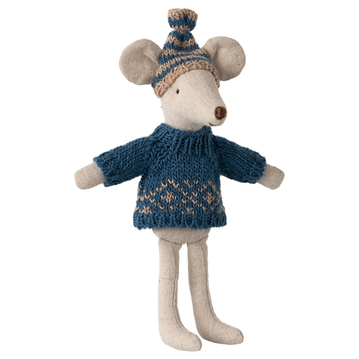 Knitted Sweater and Hat, Mouse