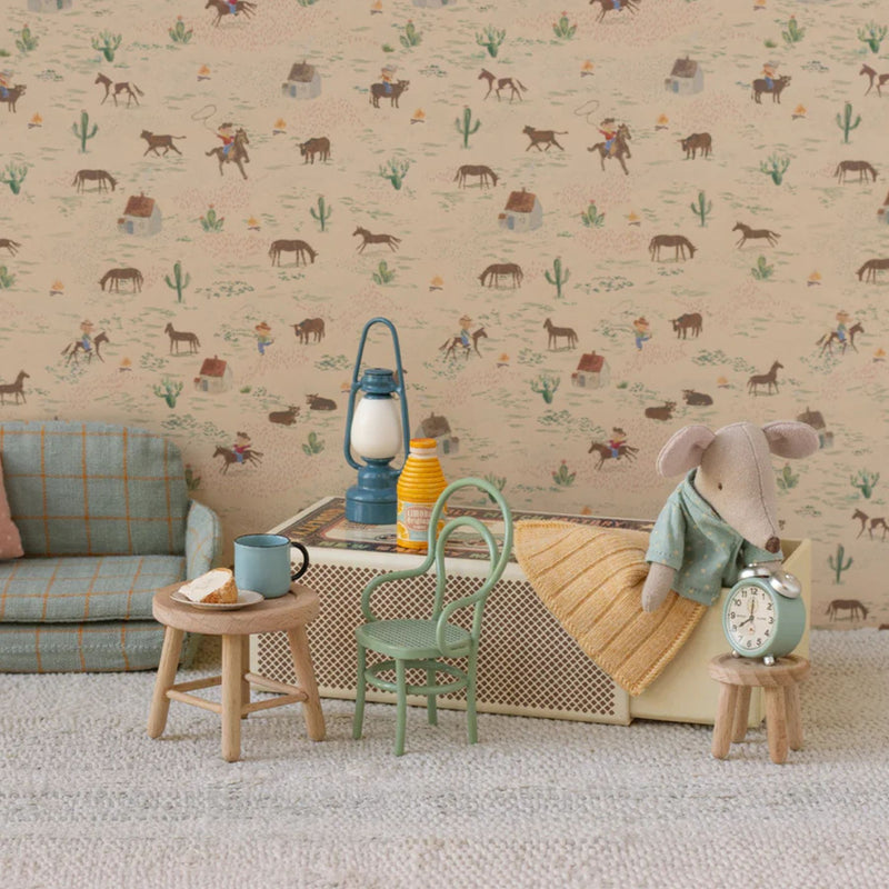 Little Brother Mouse in Box, Blue Dots PJ with Magnet Hands