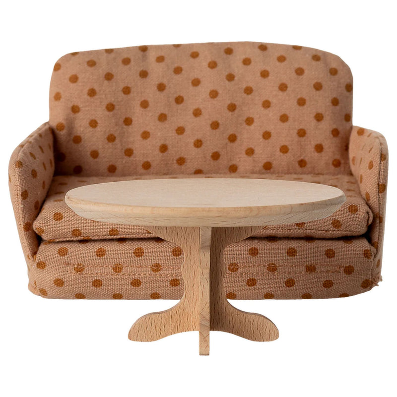 Oval Coffee Table, Mouse - Nature