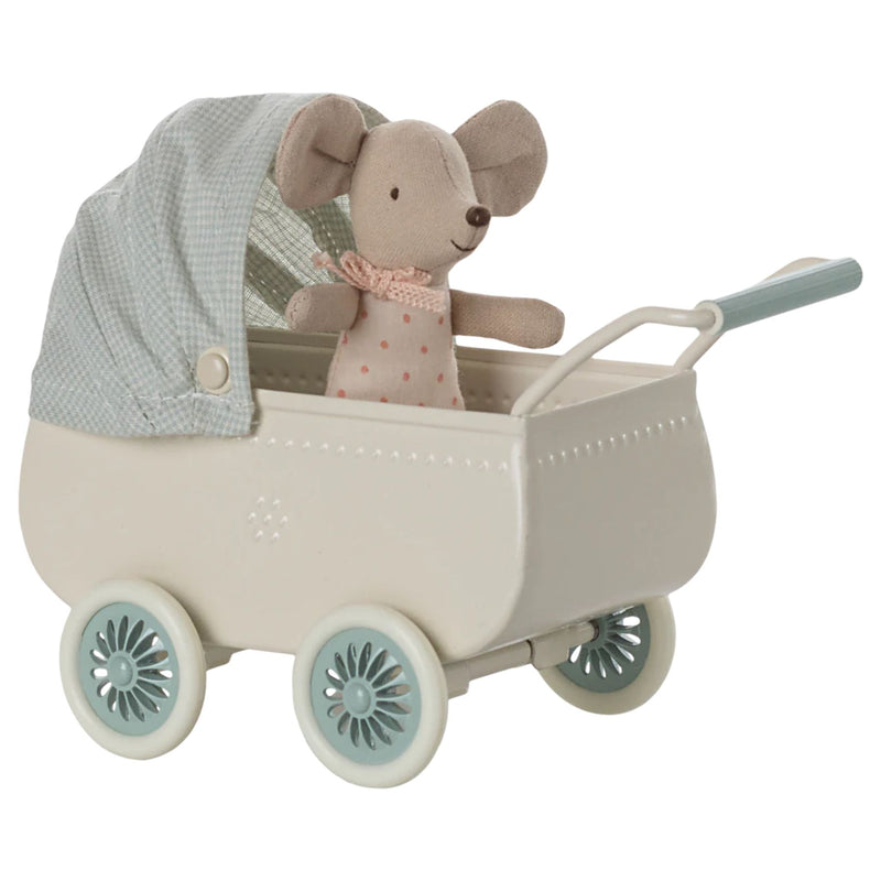 Pram with Baby Mose - Mint