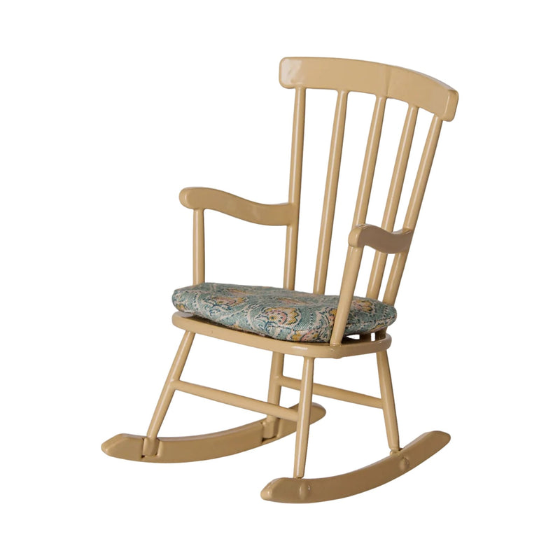 Rocking Chair with Cushion, Mouse - Wheat