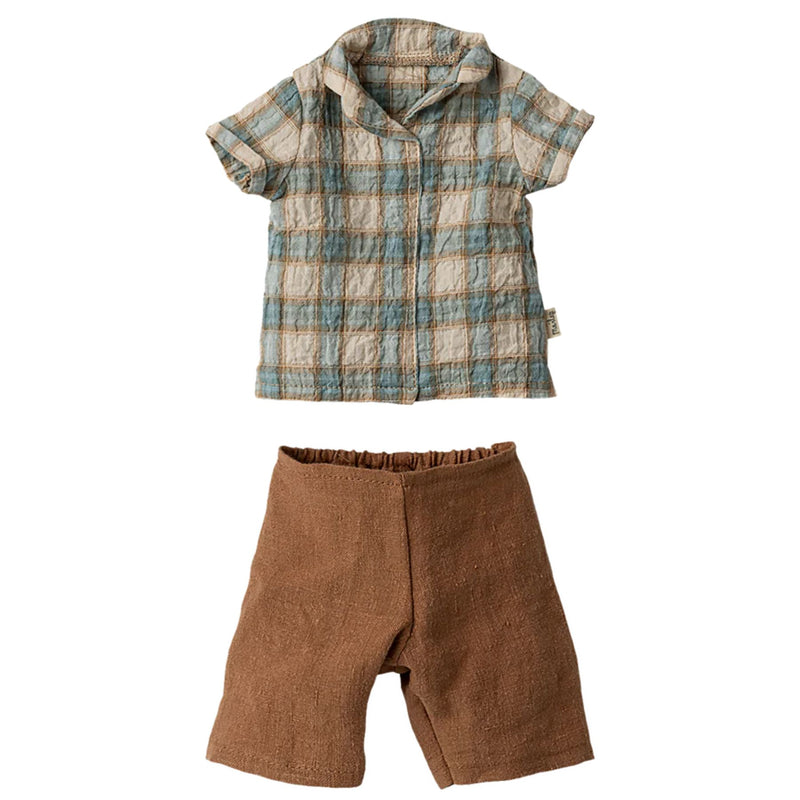 Shirt + Brown Shorts, Size 3