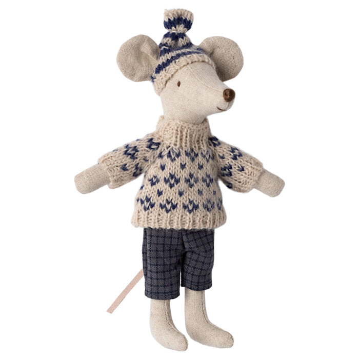 Winter Mouse with Hat Ski Set