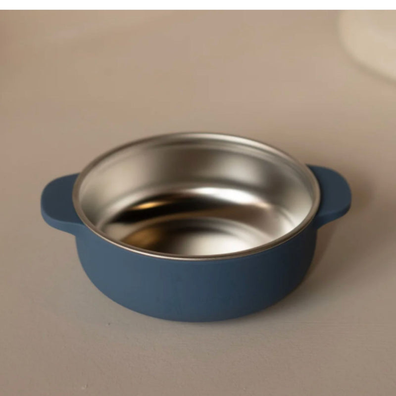 Stainless Steel Bowl with Silicone Cover