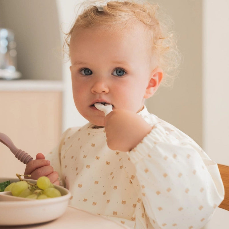 Waterproof Long-Sleeve Bib with Pocket