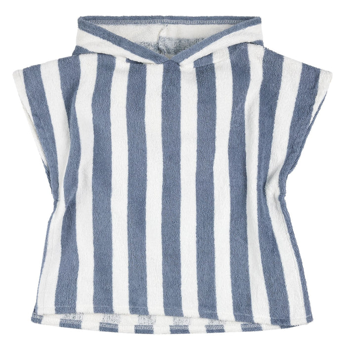 Beach Poncho - Blue Stripe