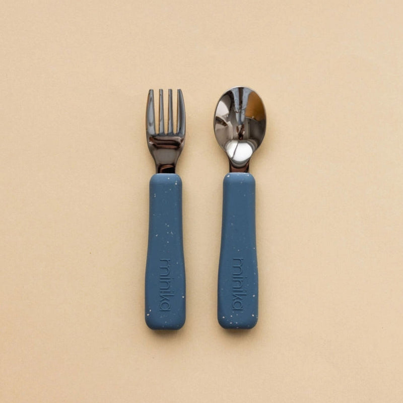 Stainless Steel Fork + Spoon Set