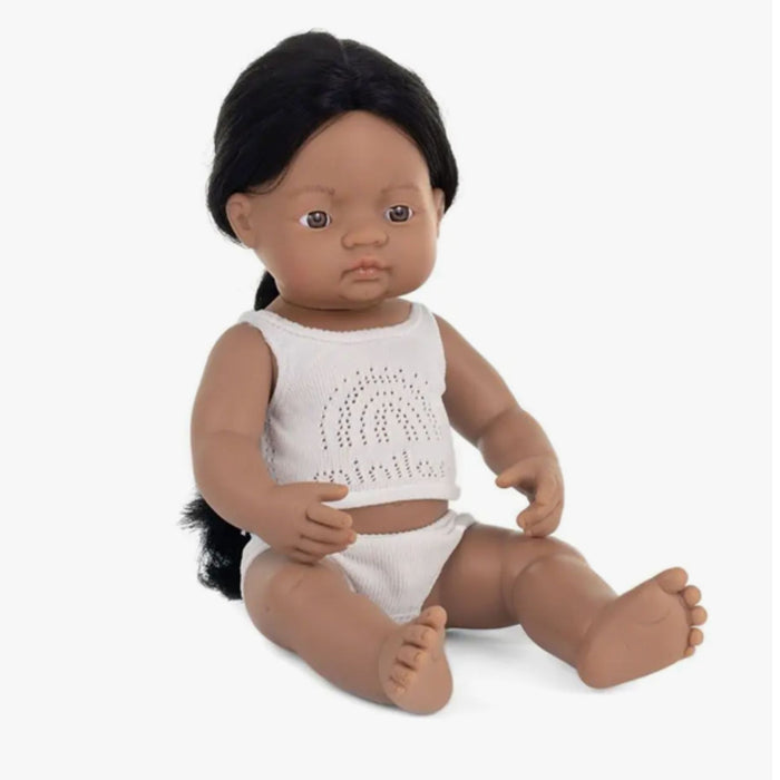 Baby Doll Native American Boy, 15"