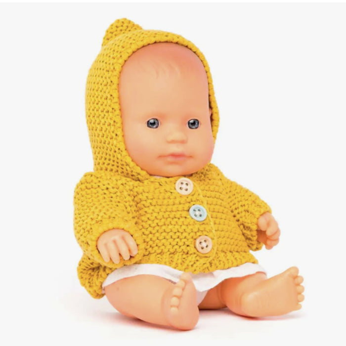 Small Baby Doll with Clothes, 8 1/4