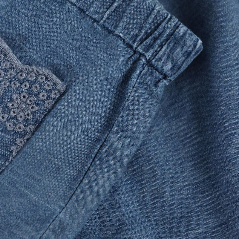 Baby Girl Chambray Shorts