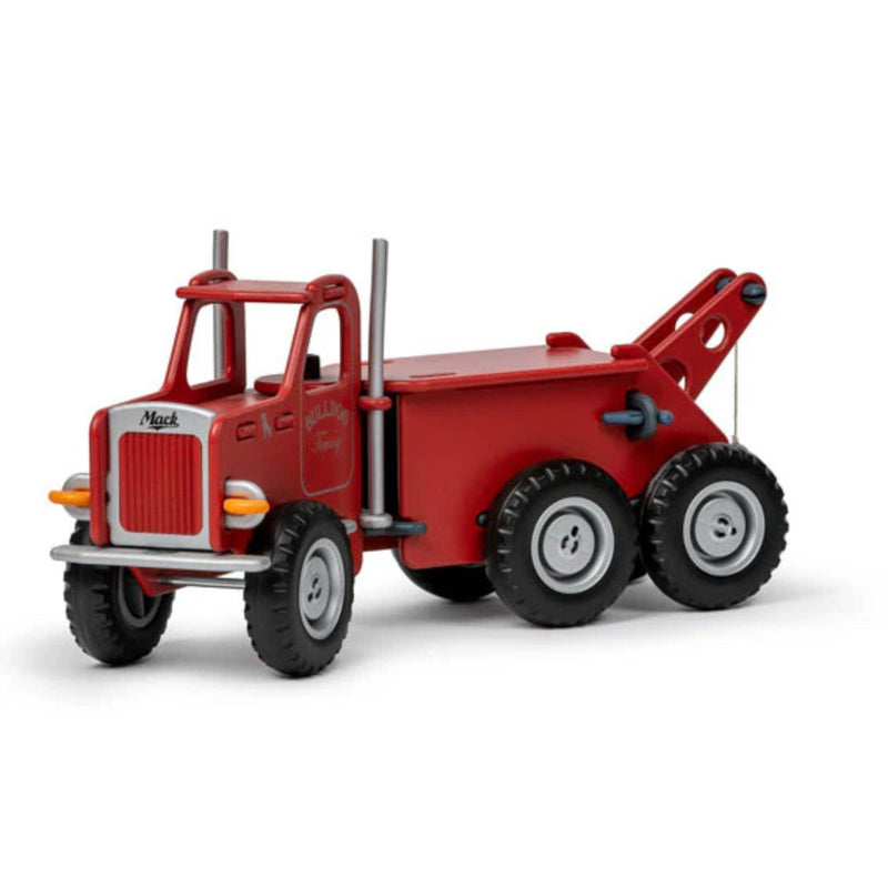 Wooden Ride-On Mack Truck, Red