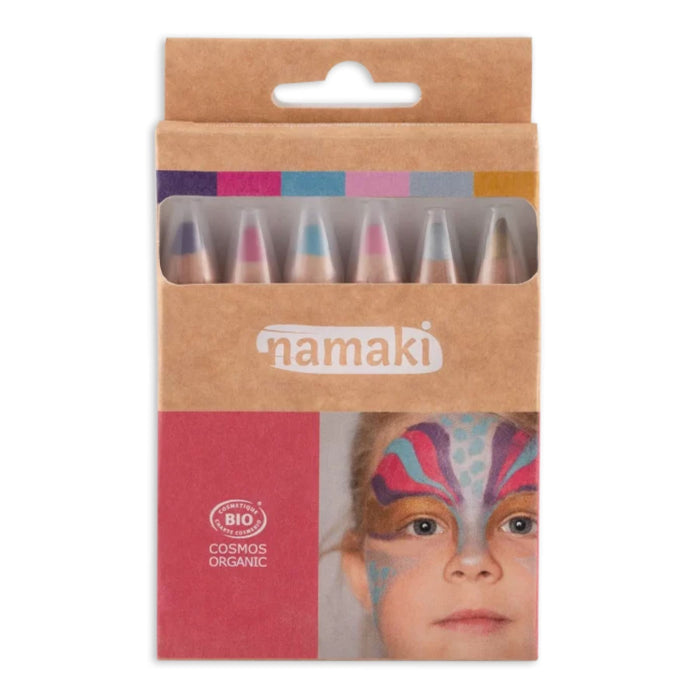 Organic Make-up Pencil - Jumbo 6 Colours