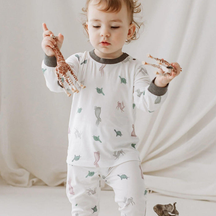 Bamboo Long Sleeve PJ Set