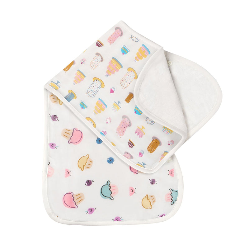 Bamboo Muslin Burp 'n Bib, 2 pack