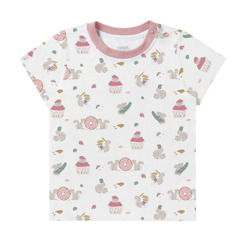 Bamboo Short Sleeve Two-Piece PJ Set