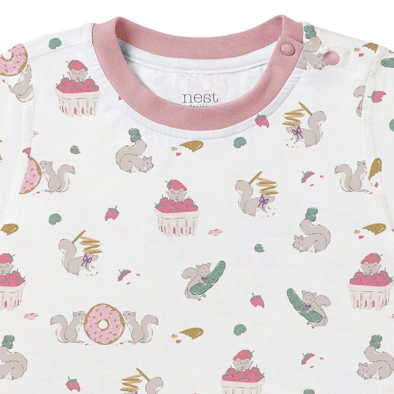 Bamboo Short Sleeve Two-Piece PJ Set