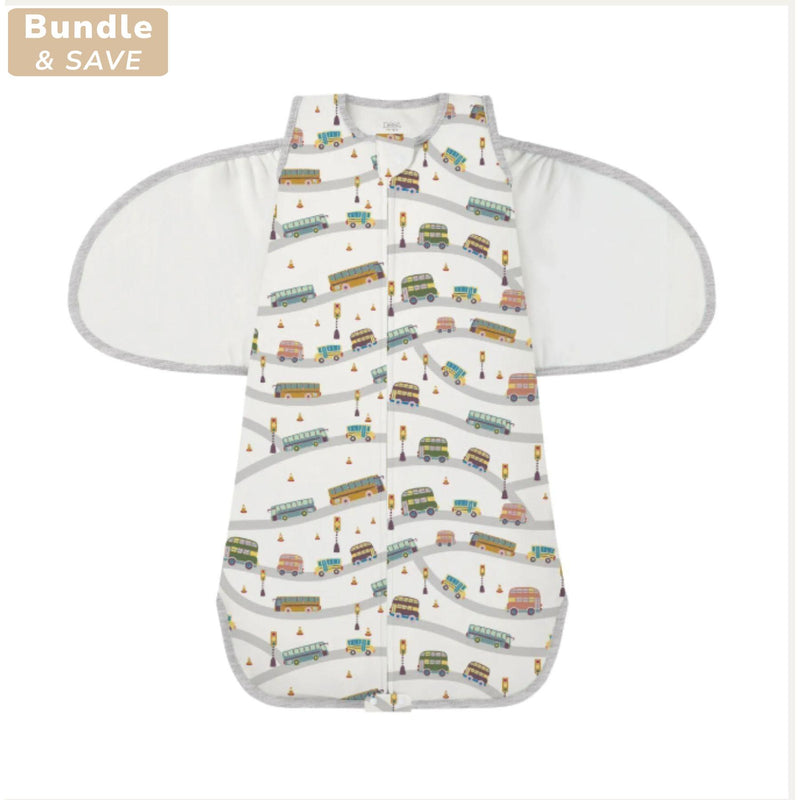 Organic Cotton Swaddle Sleep Bag 1.5 Tog