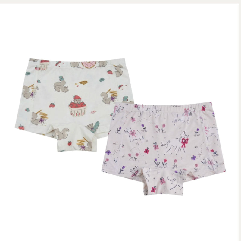 Bamboo Girls Boxer Underwear (2pack)