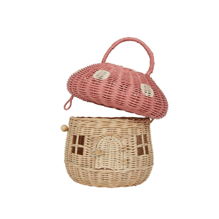 Rattan Mushroom Basket