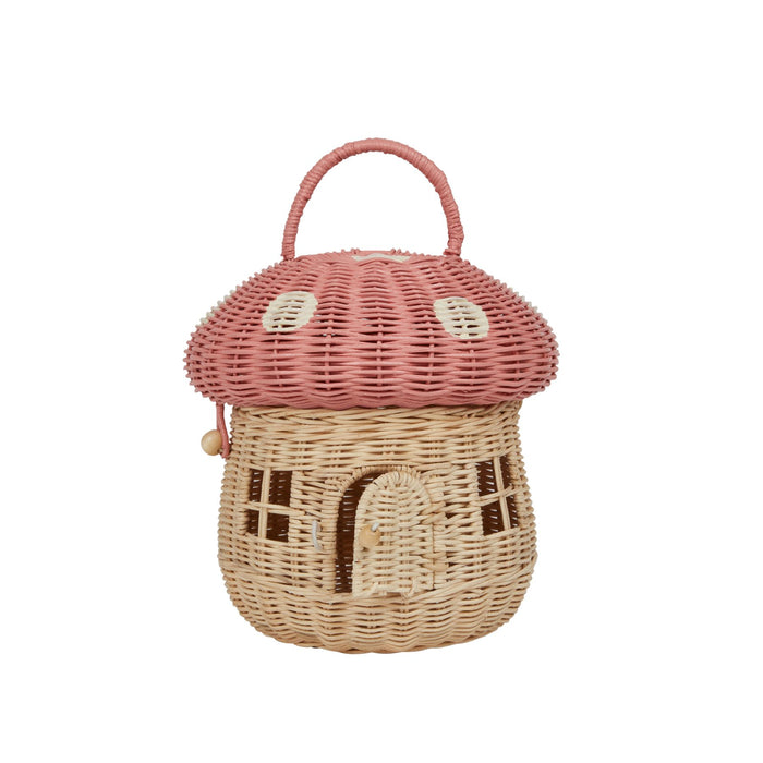 Rattan Mushroom Basket