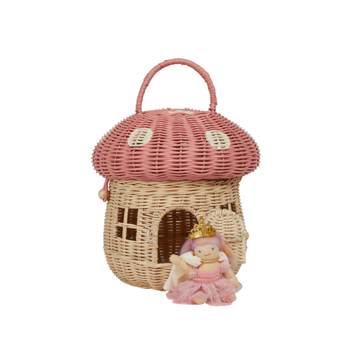 Rattan Mushroom Basket