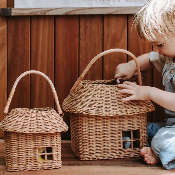 Rattan Hutch Basket