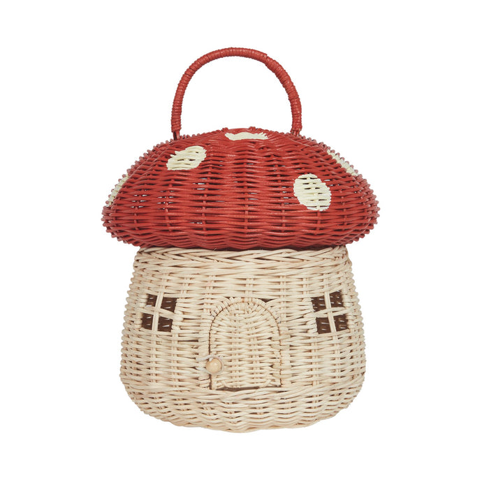 Rattan Mushroom Basket