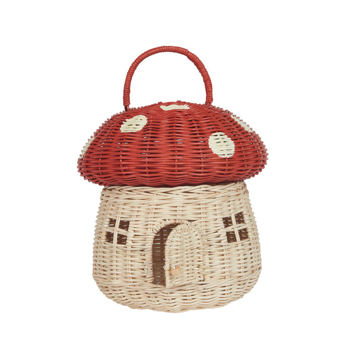 Rattan Mushroom Basket