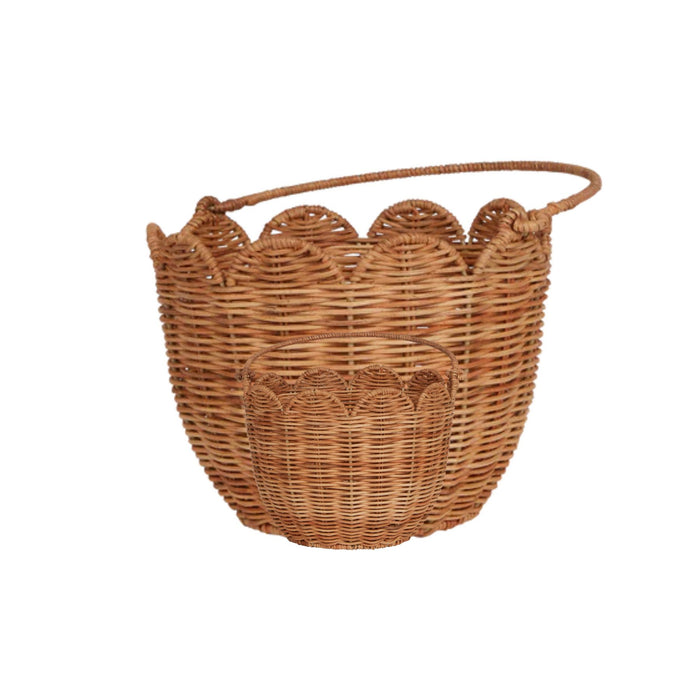 Rattan Tulip Carry Basket