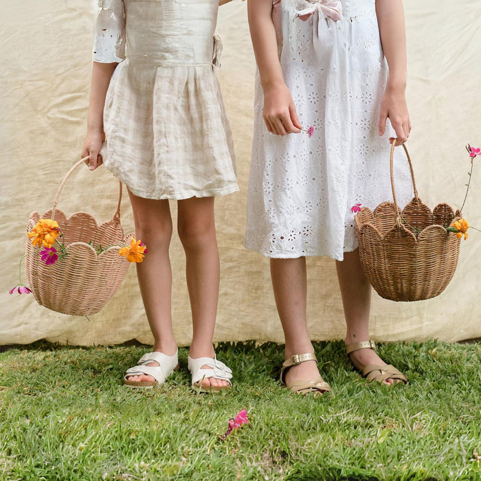 Rattan Tulip Carry Basket