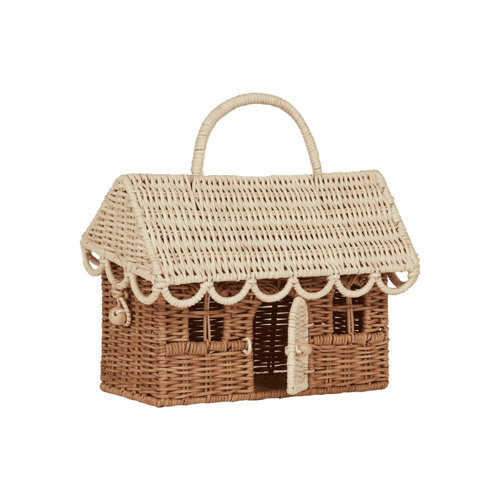 Rattan Gingerbread Casa Clutch